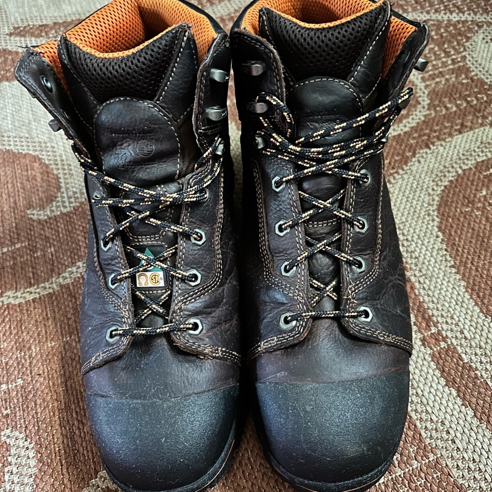 Timberland Dark Brown Leather Boots